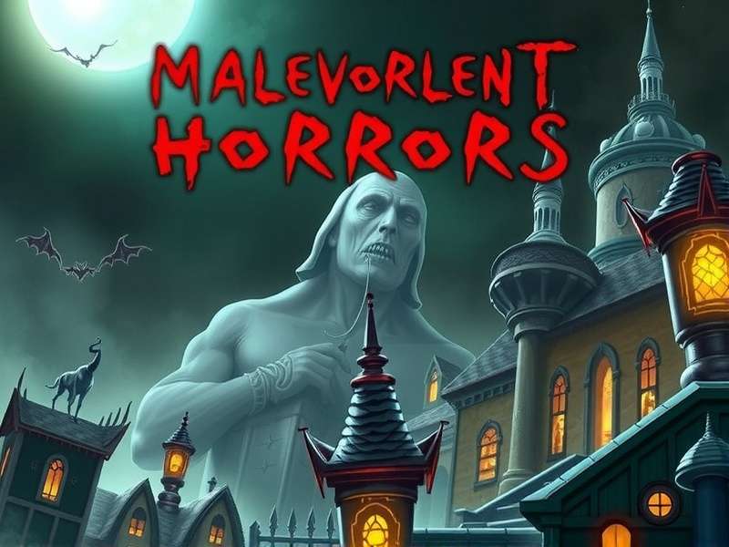Malevolent Horrors Game Cover Featuring Indian Village Setting Malevolent Horrors Game Cover Art